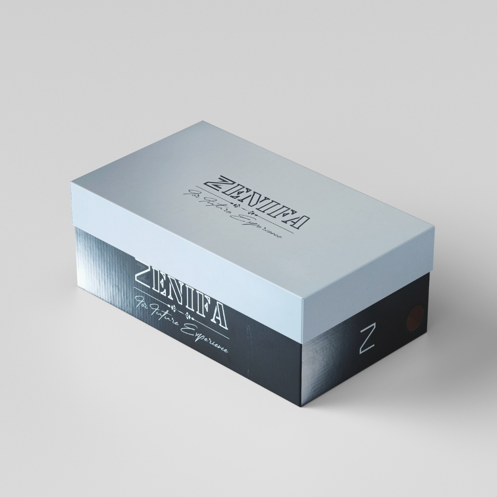 BOX/KARDUS HITAM PUTIH HITAM ZENIFA ORIGINAL