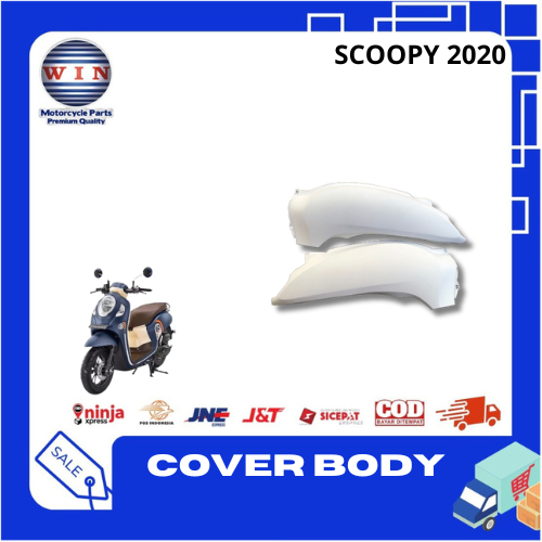 COVER BODY SCOOPY 2020 WIN TEBENG BODY SAMPING SET KANAN KIRI BOX BODY MOTOR SCOOPY FI 2020 K2F
