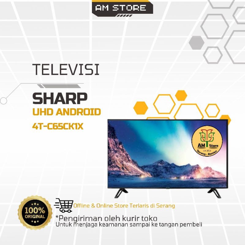 UHD ANDROID TV SHARP 65" 4T C65CK1X