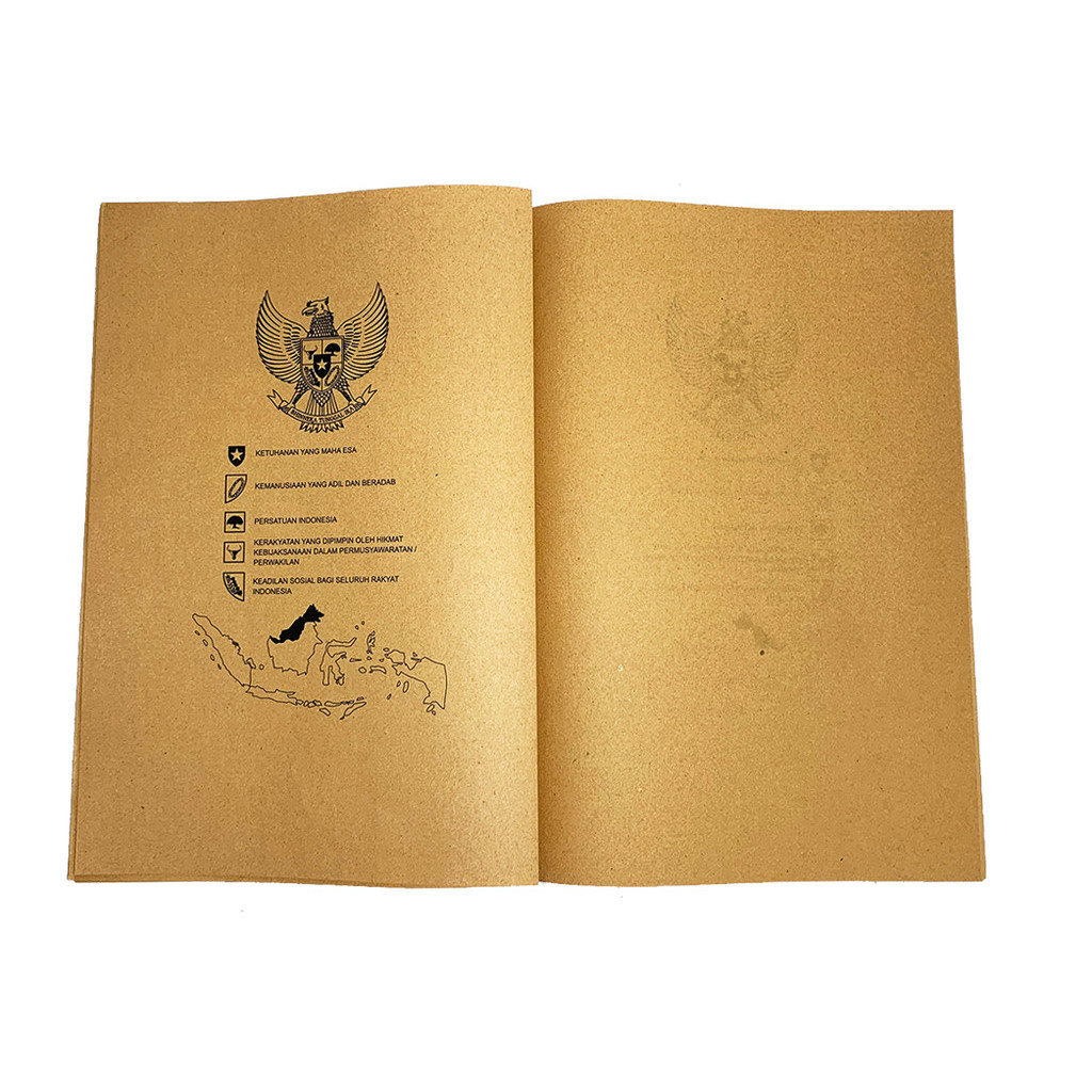 

Sampul Coklat Buku SIDU Tulis Bergambar Pancasila/POLOS