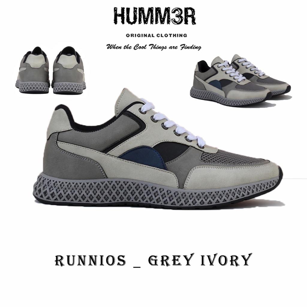 PO Sepatu Sneakers Jumbo Big Size 44 45 46 47 48 49 50 Humm3r Runnios Olahraga Pria Ukuran Besar