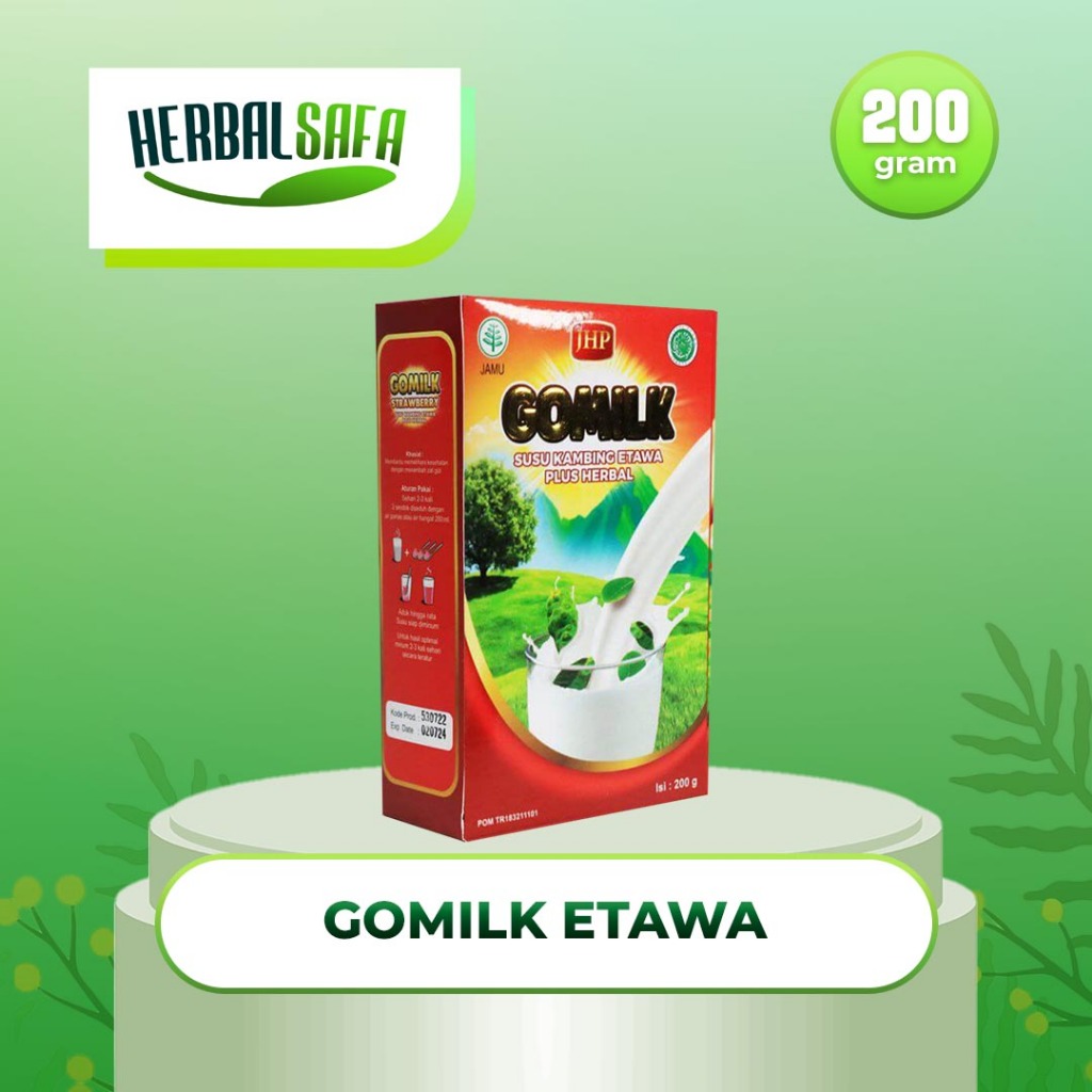 

GOMILK Susu Kambing Etawa Plus Herbal Susu Bubuk 200 gr ORIGINAL