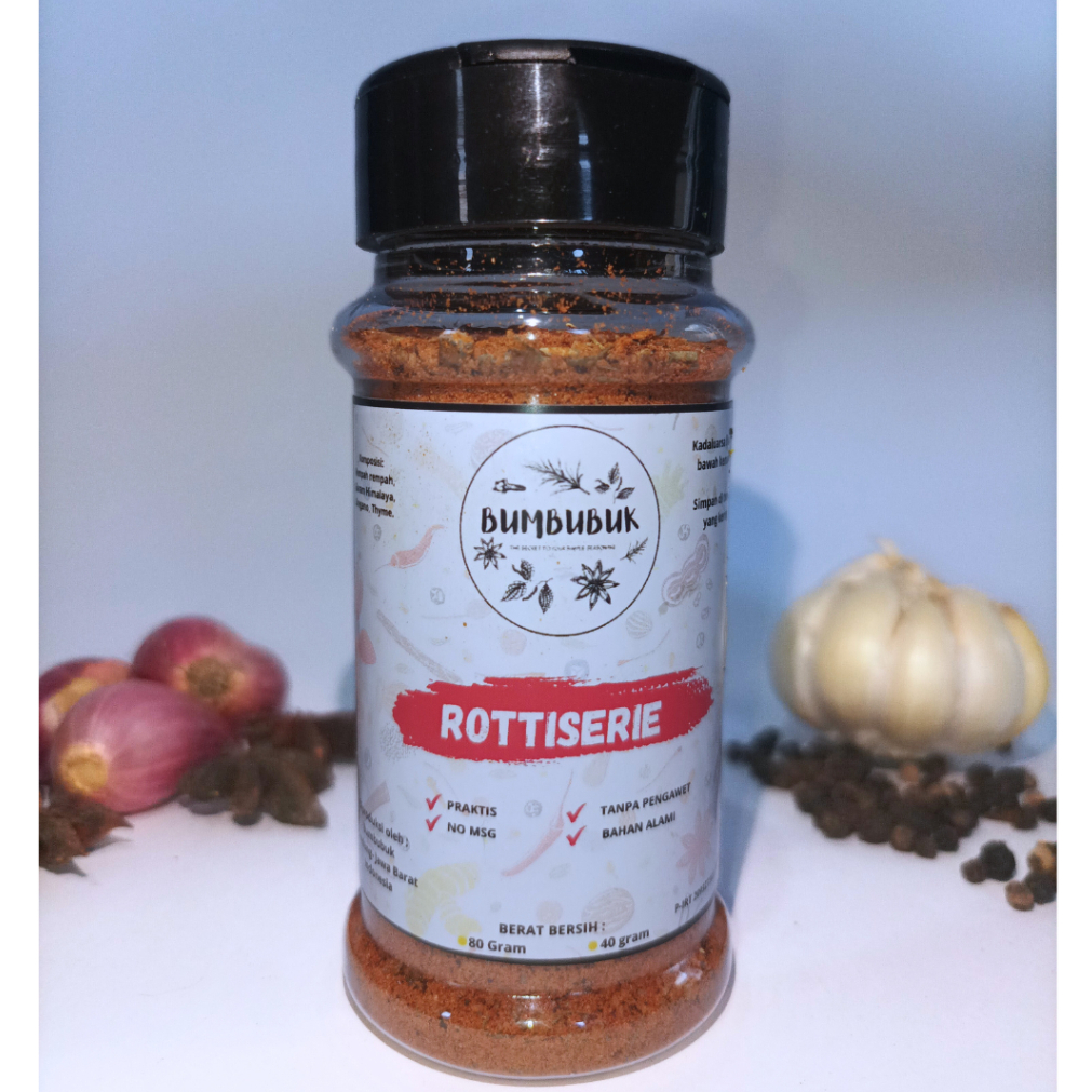 Bumbubuk Rotisserie / Dry Rub / Mix Rub / Bumbu Rotisserie / Marinasi Ayam / Bumbubuk /Rotisserie / 