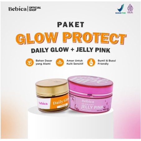 Paket Skincare Glow Protect - Daily Glow + Jelly Pink