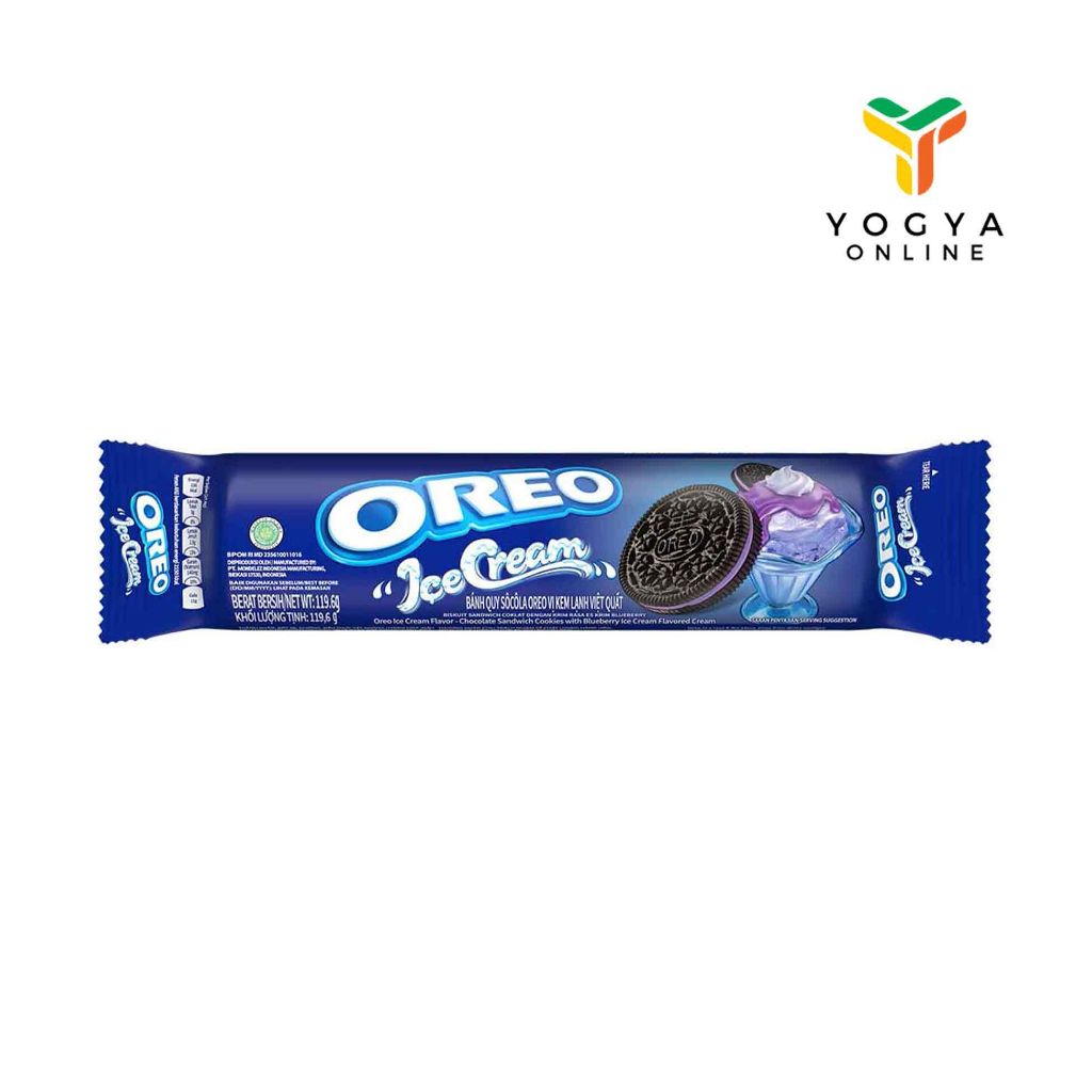 

Oreo Ice Cream Bberry 119.6 Gram Makanan Ringan