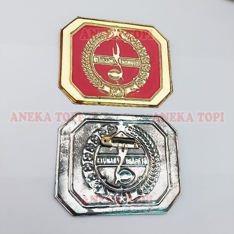 Emblem Topi Penggalang Putra Emblem Pramuka Penggalang Seng - Aneka Topi