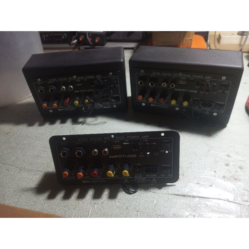 Mini ampli pabrikan taffstudio karaoke+echo