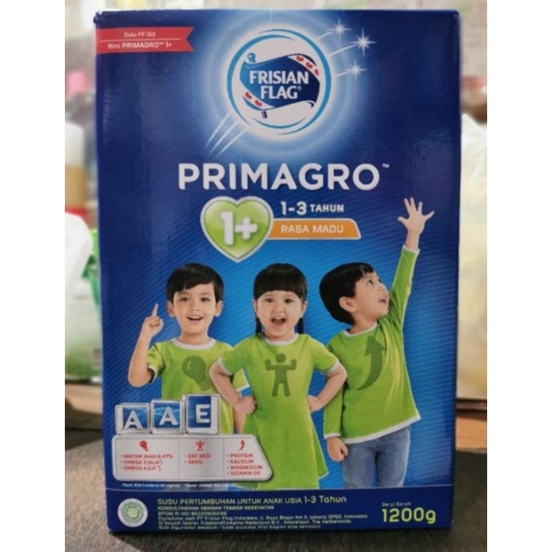 Frisian Flag Primagro 1+ / 3+ 1200 gram (susu bendera)