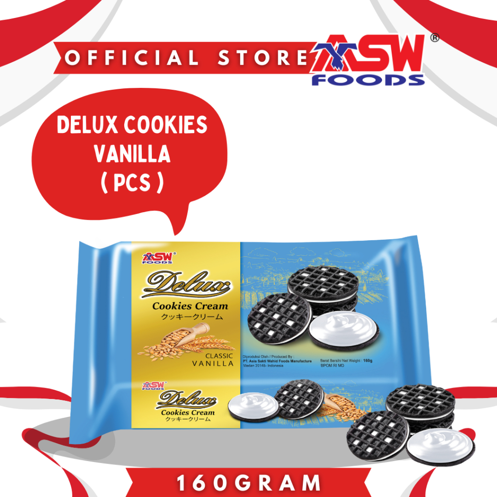 

Delux Cookies Vanilla ( 1 pcs )