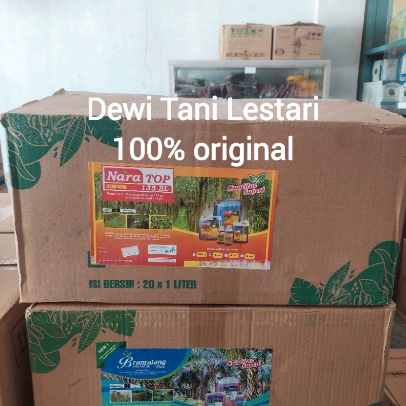 Naratop 135 SL Herbisida Kontak/Pembakar Obat Rumput (1 Dus Isi 20 Liter)