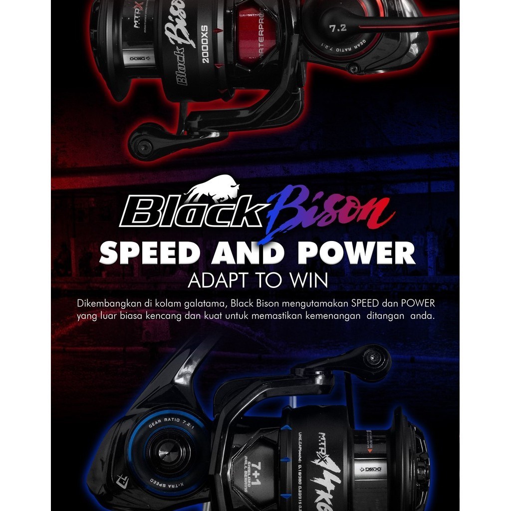 REEL DAIDO BLACK BISON PRO POWER HANDLE