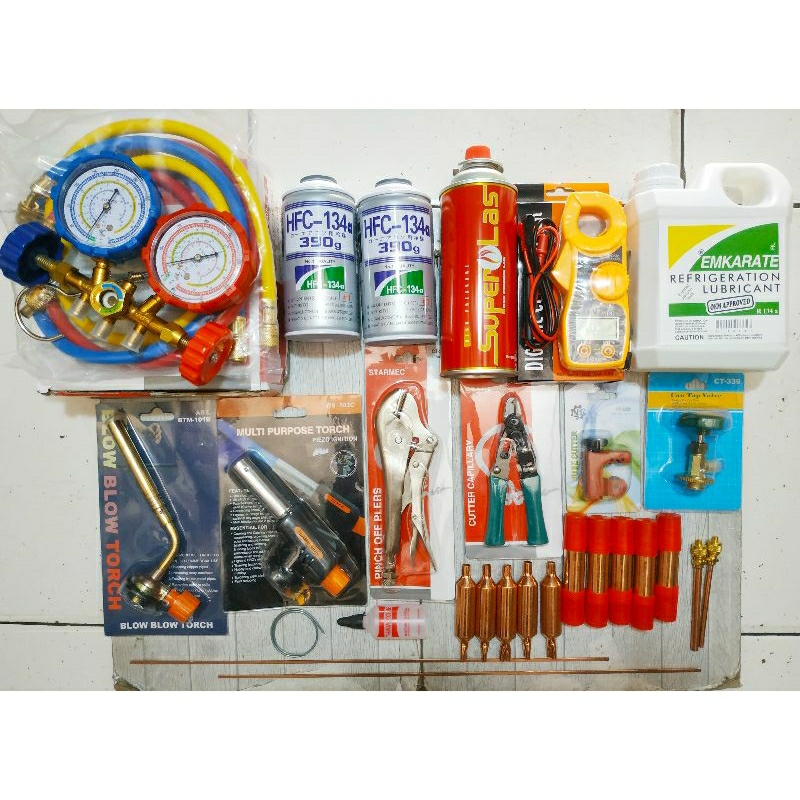 Paket Alat Service Kulkas/Alat Las Lengkap bagi Pemula