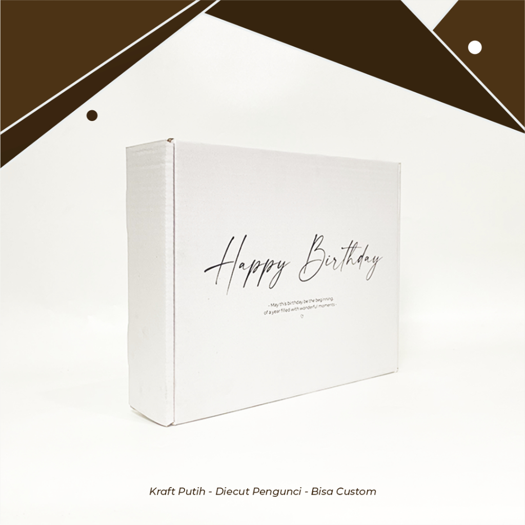 

BOX KADO/GIFT ULTAH 30 x 25 x 8cm - Karton//Box Happy Birthday/Box Ultah/Giftbox/Box Kado/Box Hadiah