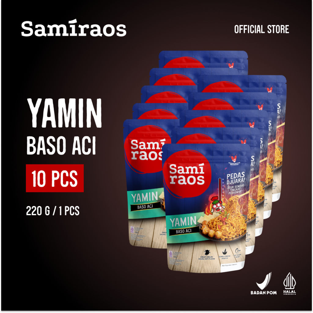 

SAMI RAOS - 10 Pcs Paket Only Yamin Baso Aci