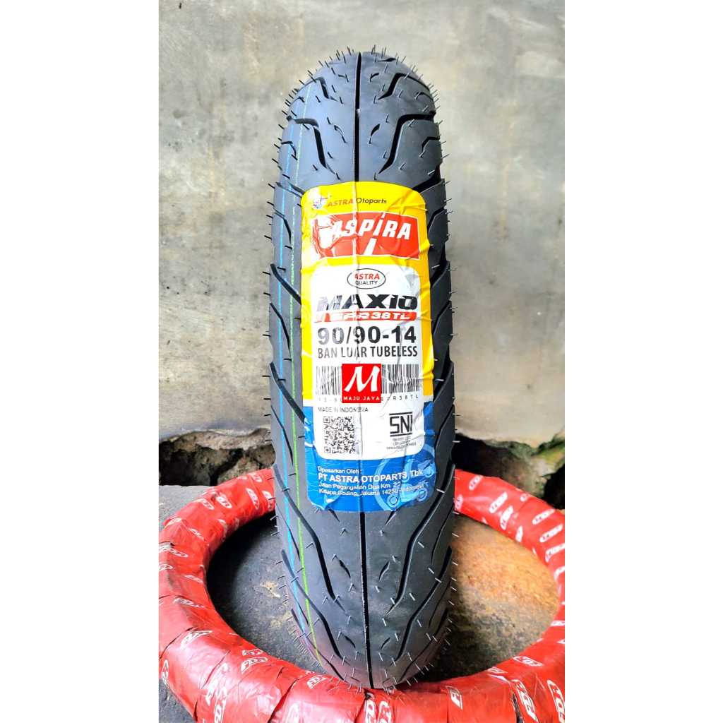 BAN TUBELES ASPIRA 90/90-14 RING 14 ban 90/90-14 ban aspira 90/90-14 ban luar 90/90-14 ban aspira sp