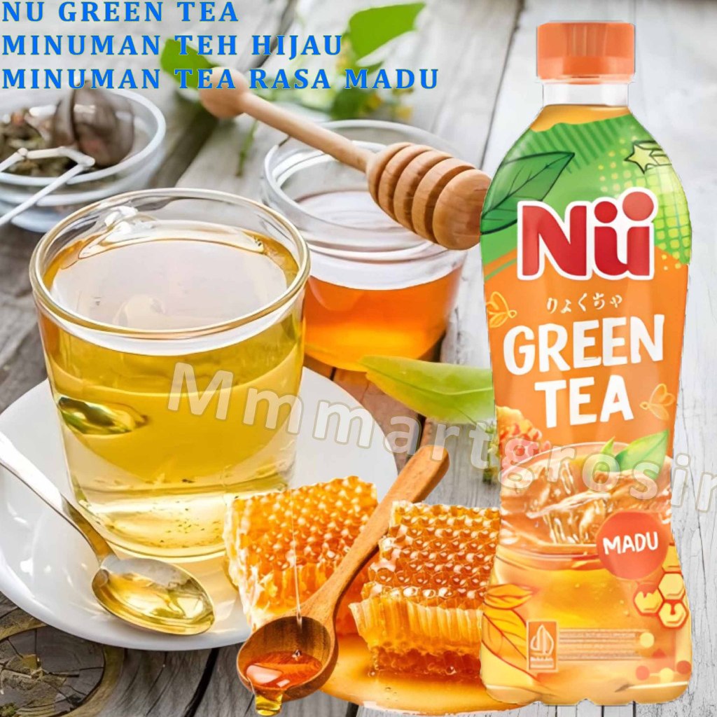 

Nu Green Tea / Minuman Teh Hijau / Minuman Tea Rasa Madu / 450ml