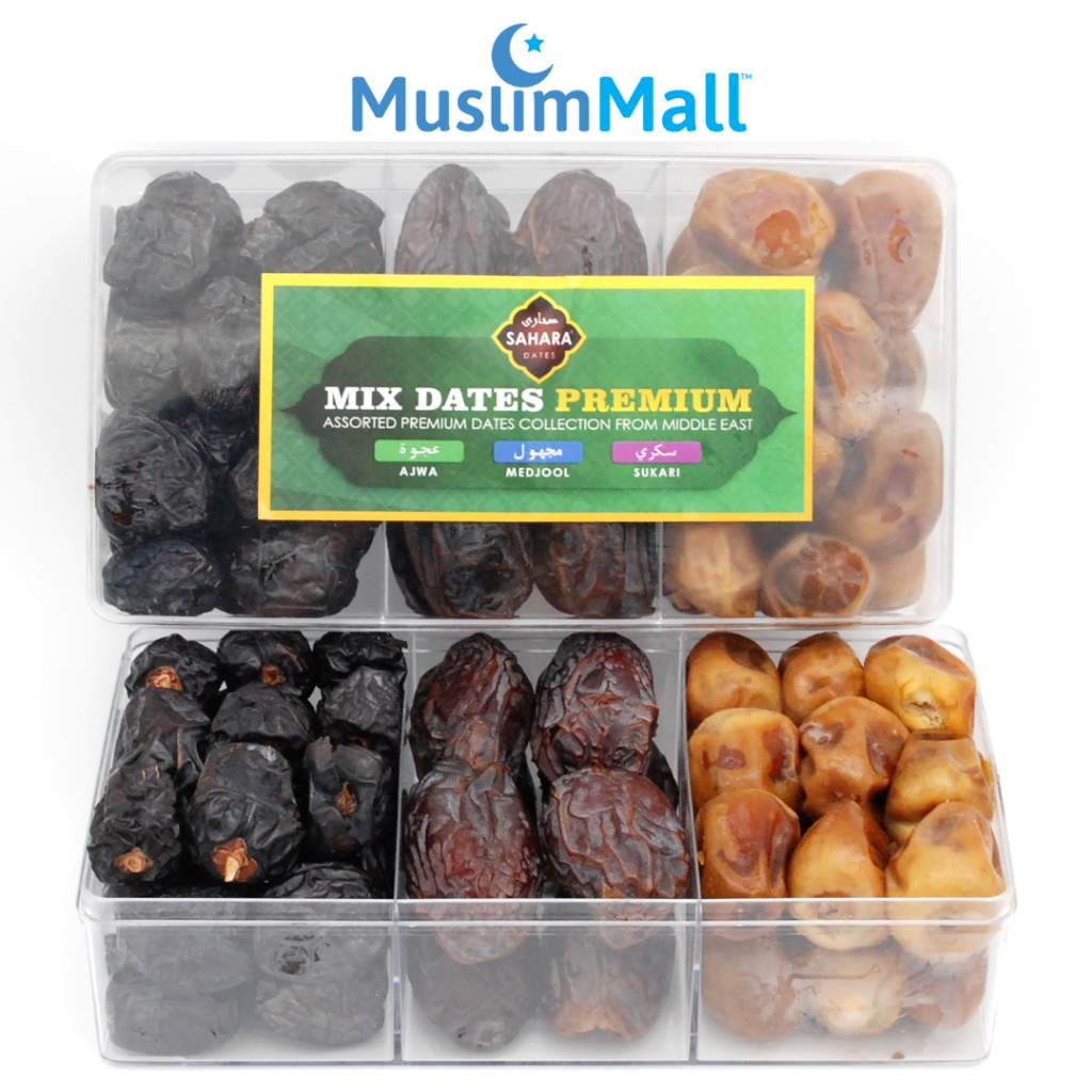 

Kurma Ajwa Medjool Sukari - Paket Makanan 3 in 1 Kurma Premium Sahara Dates