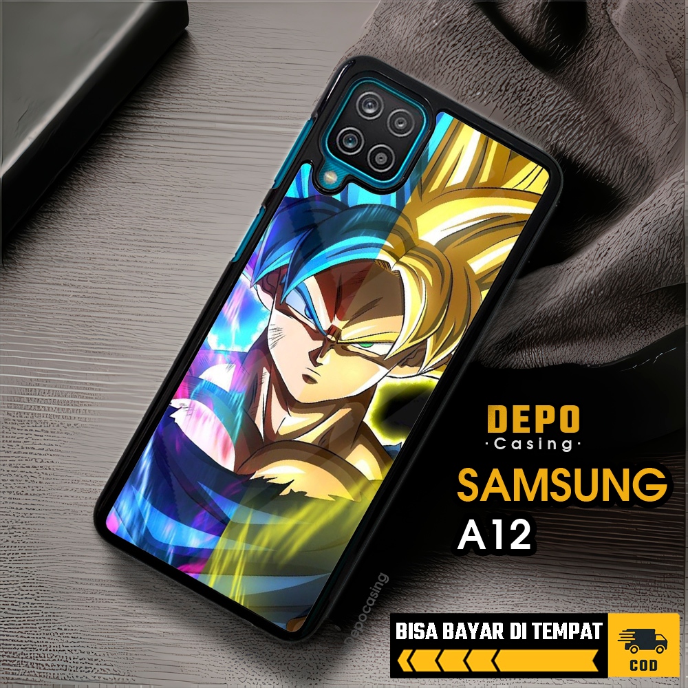 Case Samsung A12 Casing Samsung A12 Casing Depo Casing [DBZ] Case Glossy Case Aesthetic Custom Case 