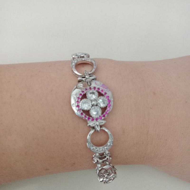 GELANG RANTAI BATU ZIRCON XUPING/TITANIUM