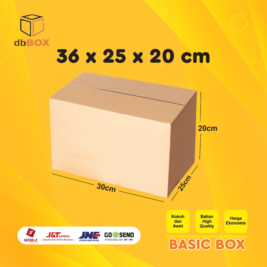 

BOX KARDUS 36x25x20 cm DUS PACKING