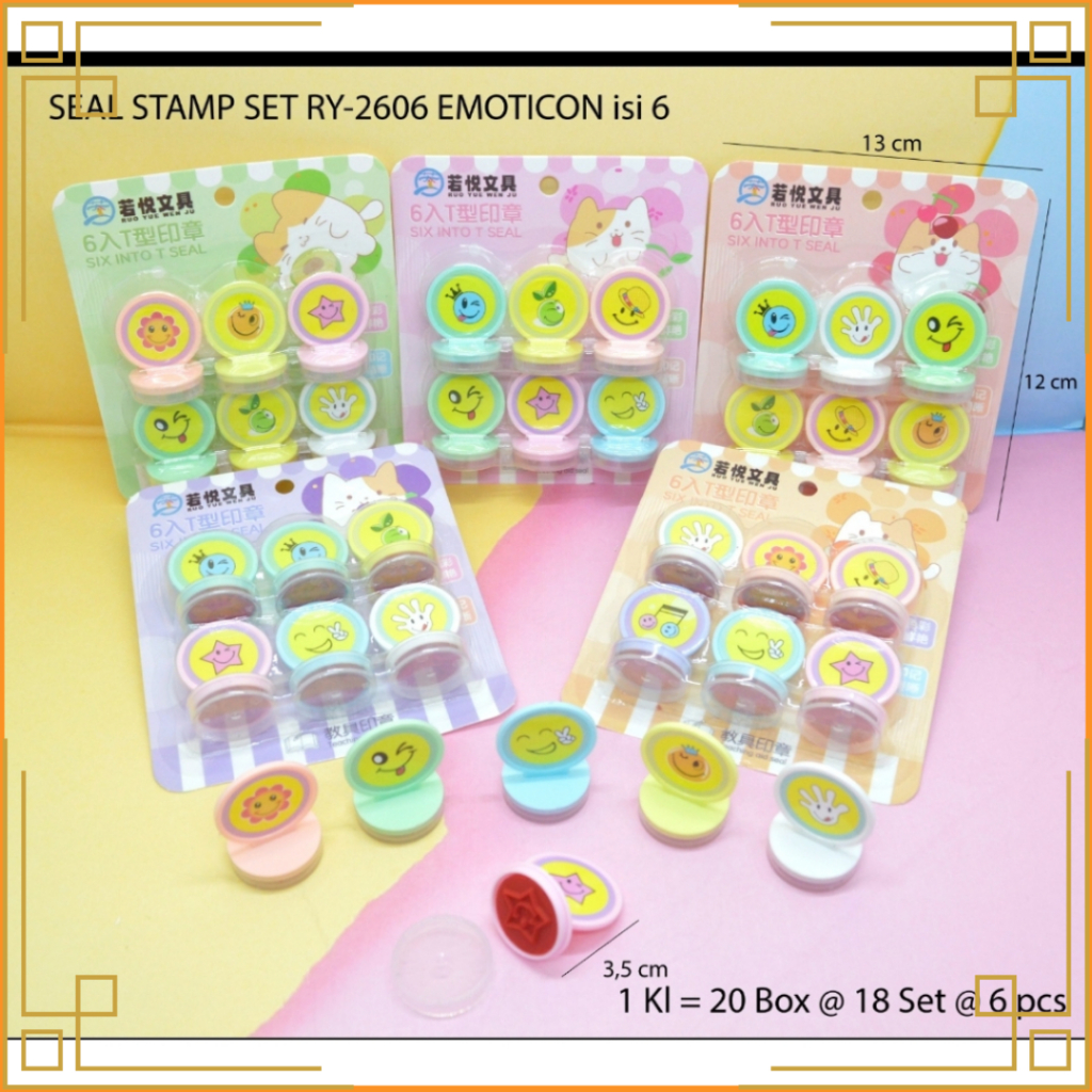 

Stampel fancy anak isi 6 RY-2606