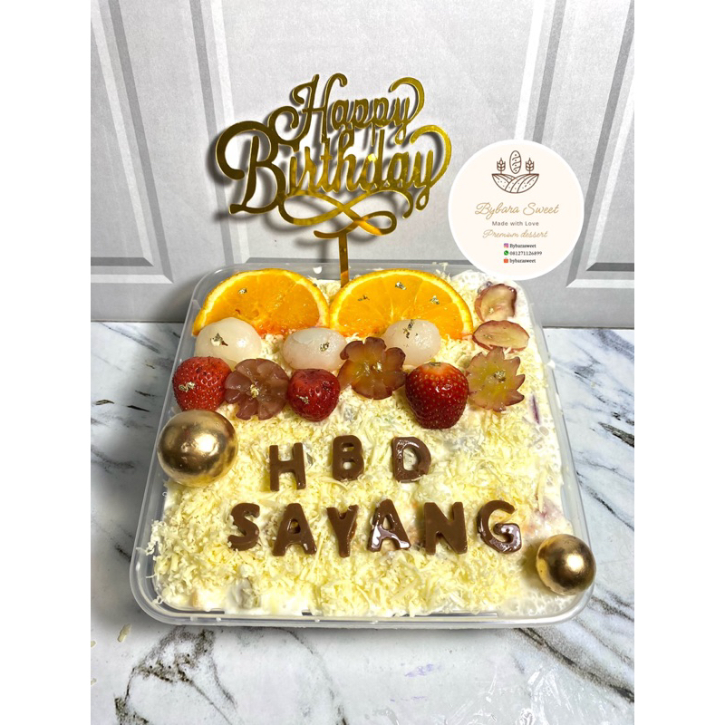 

salad buah creamy | salad buah ulang tahun | salad buah nama | salad buah birthday | salad buah | salad buah bekasi