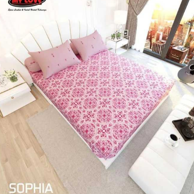 Sprei My Love Motif Terbaru Sprei Berkualitas  Sprei My Love KING 180 x 200 T30