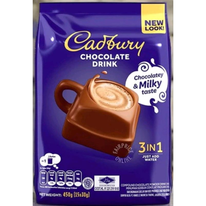 

Cadbury chocolate drink isi 15sachet