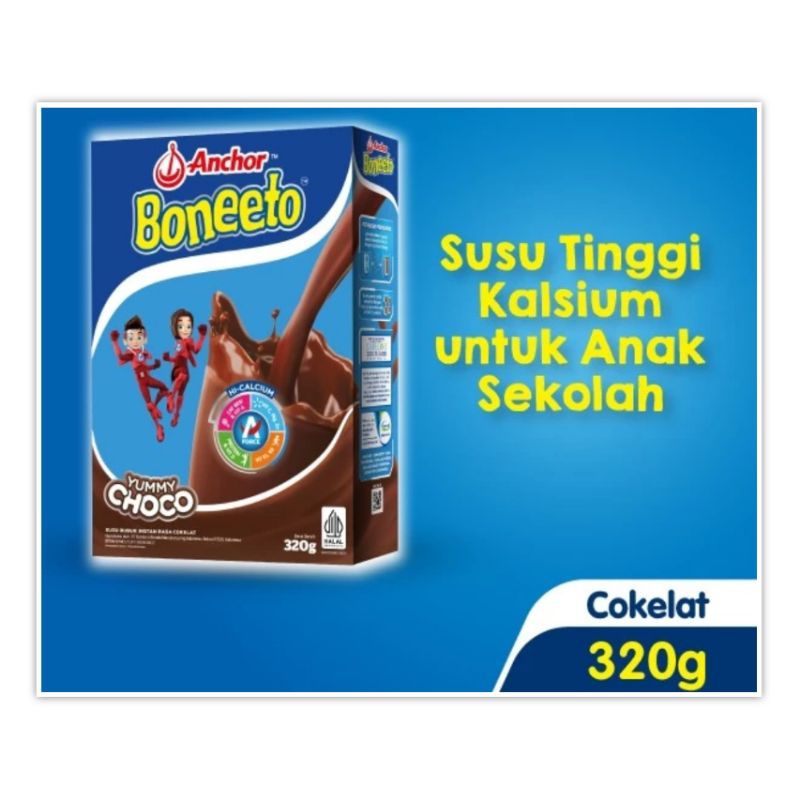 

Boneeto Coklat 320 gr Susu Anak Sekolah