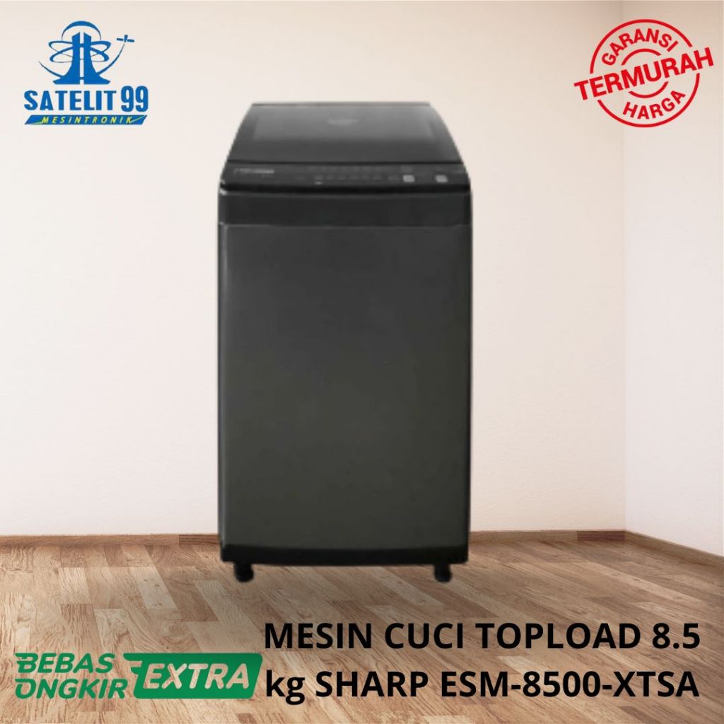 MESIN CUCI TOPLOAD  / mesin cuci 1 tabung 8.5 kg SHARP ESM-8500-XTSA