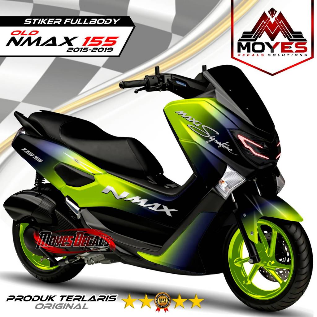 DECAL MOTOR NMAX OLD - STIKER MOTOR NMAX OLD FULL BODY PREMIUM BERKUALITAS - VARIASI MOTOR NMAX 155 