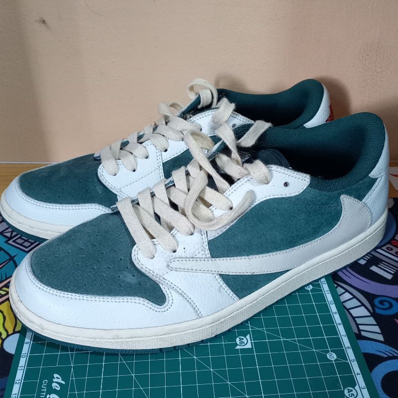 Nike Air Jordan 1 Low travis scott hijau putih