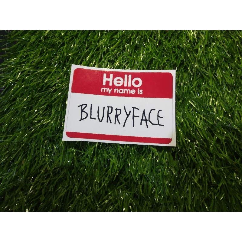 

print stiker blurryface