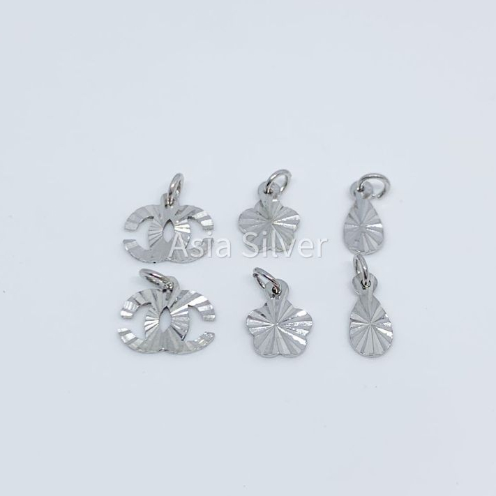 Gantungan Mainan Gelang Perak Silver 925 Lapis Emas Putih Model Terbaru - PERHIASAN PERAK