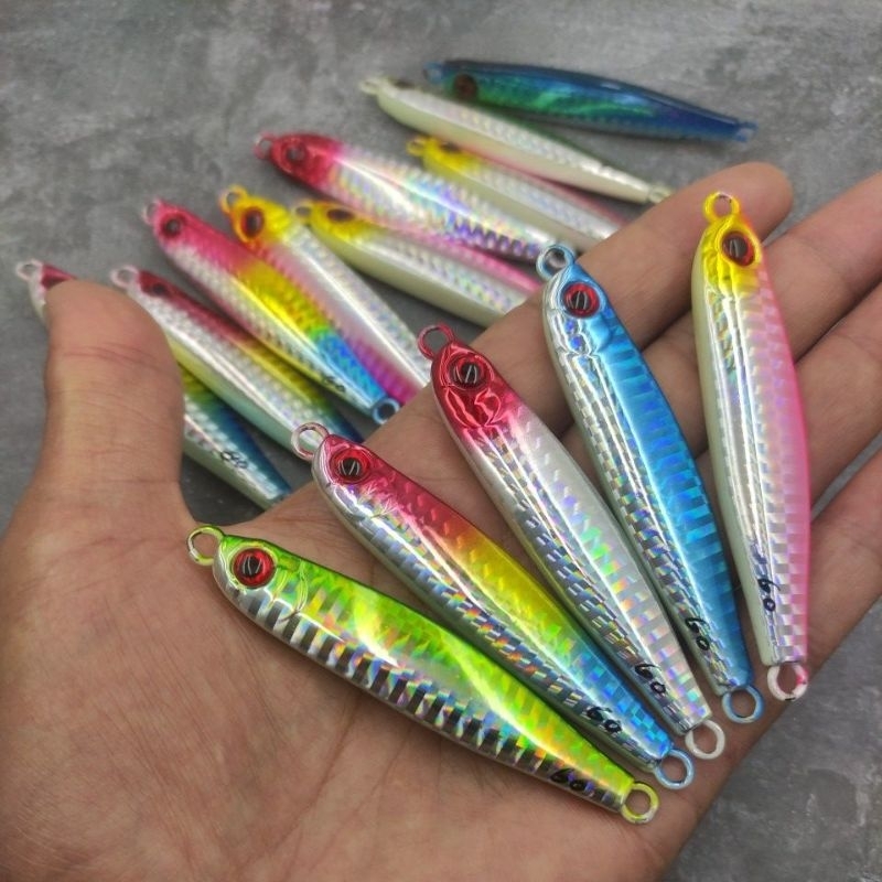 Metal Jig 30,40,60,80 gram Maria Mucho Lucir GID perut