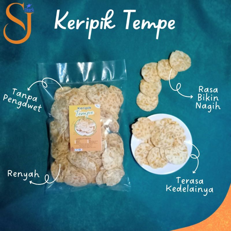 

Jajanan Cemilan Keripik Tempe Crispy Sagu Gurih Renyah Original Murah Tanpa Pengawet