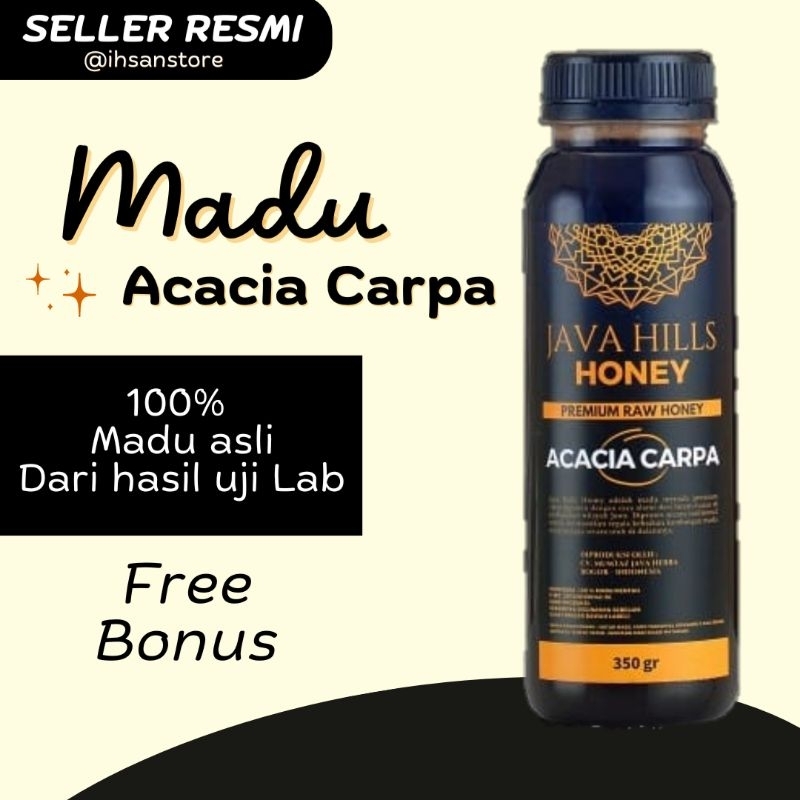 

TEGAL MADU ACACIA CARPA PREMIUM 330GR JAVA HILLS RAW HONEY AMANDEL