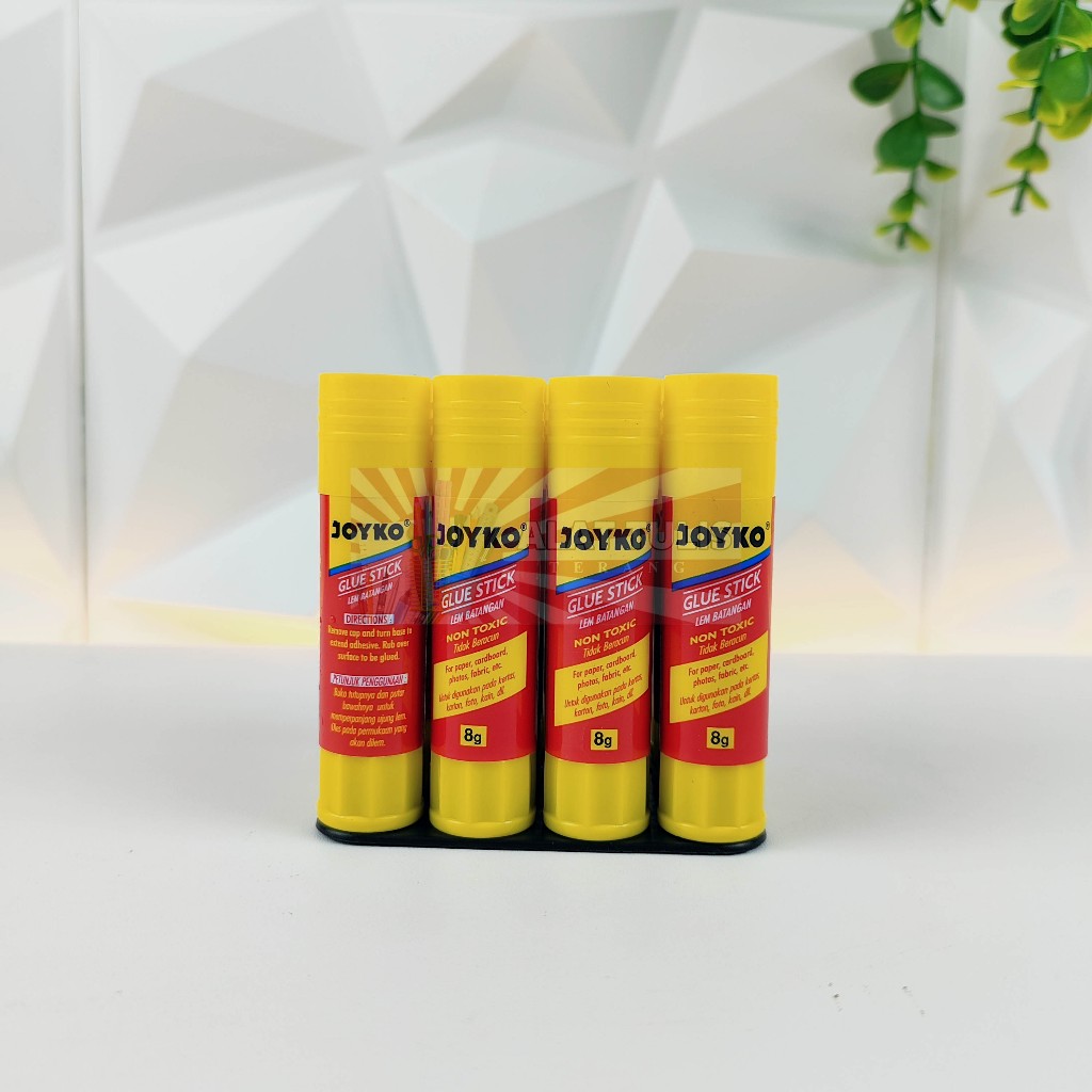 

1Pak Lem Stick Joyko 8gr isi 12pcs Glue Stick Lem Putar Batangan