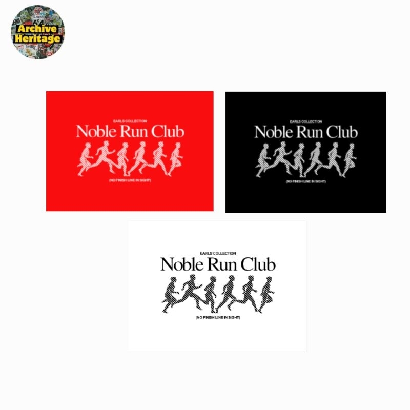 

sticker Earls collection noble run club brand clothing sportswear stiker