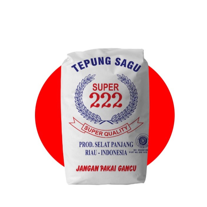 

Tepung sagu aren untuk bakso siomay pempek cilok dan lainnya 500 gr sertifikat halal dan PIRT di olah menggunakan oven