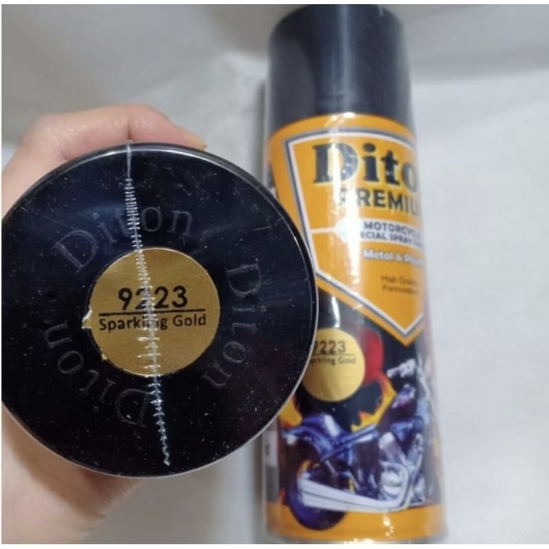 Cat Pylox Diton Premium 9223 Sparkling Gold 400cc warna emas rcb sparkle gold