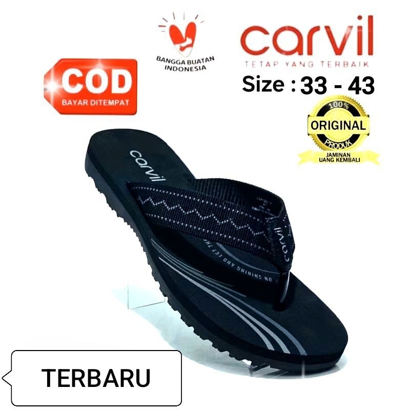 SENDAL CARVIL ORIGINAL 100% AWET BISA BAYAR DITEMPAT
