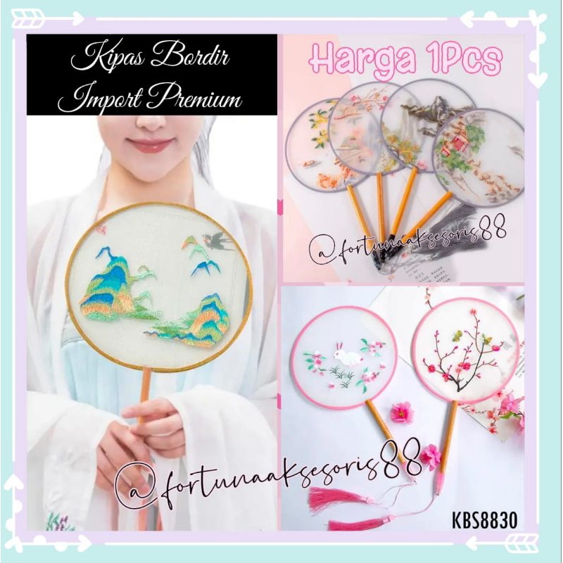 KIPAS KAIN BORDIR IMPORT PREMIUM / KIPAS NIKAH PAI TU / KIPAS TARI / KIPAS SUTRA BORDIR / KIPAS SUTR