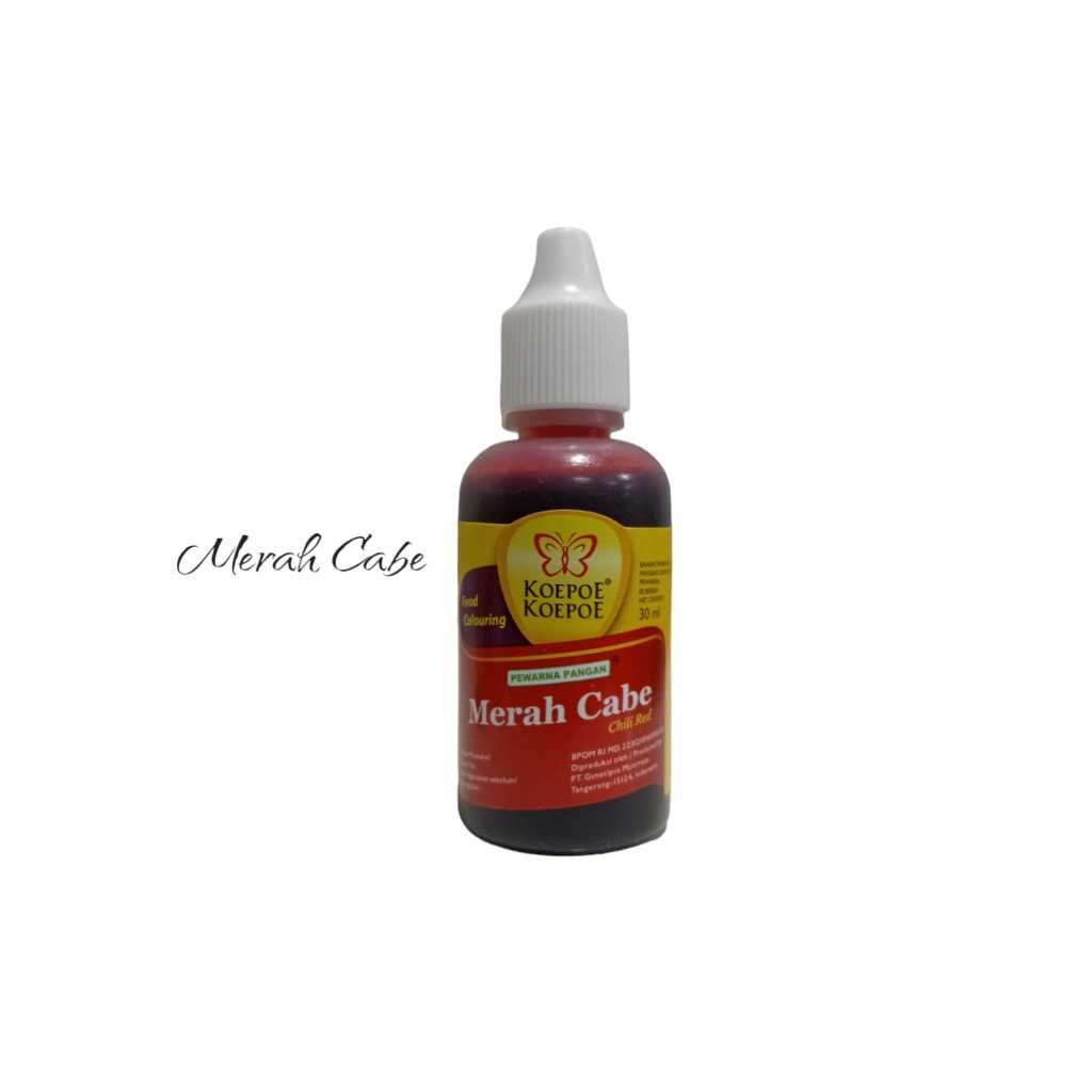 

KOEPOE KOEPOE PEWARNA MERAH CABE 30 ML