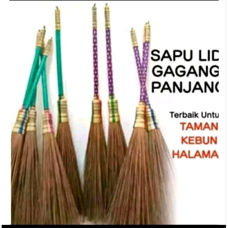 Sapu Lidi Taman Tangkai Gagang Panjang