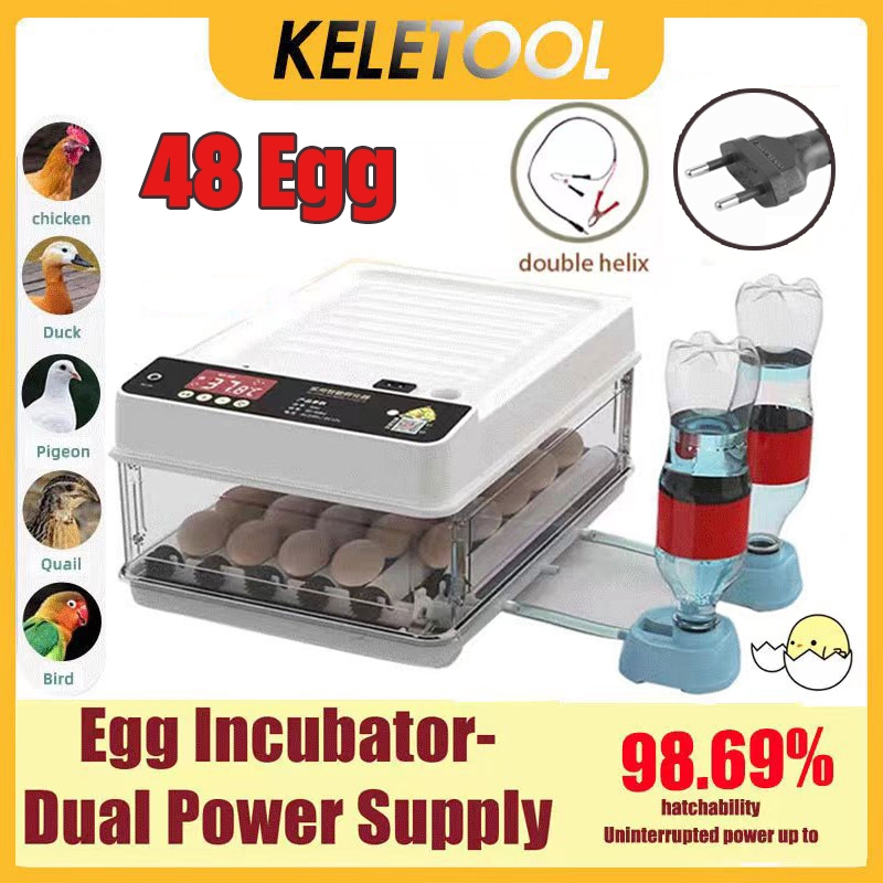 Mesin Tetas Telur Smart Incubator Penetas Tetas Telur TELUR Inkubator Lampu LED Untuk Ayam Bebek Ang