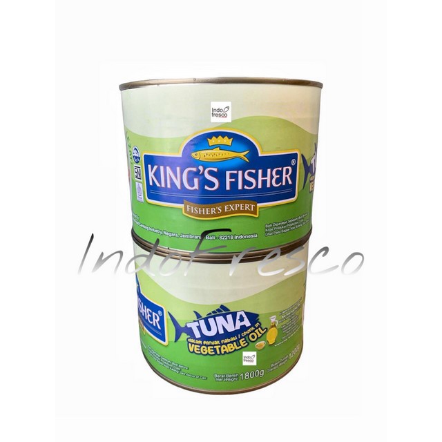 

King's Fisher Tuna in Oil- Tuna Kaleng 1800g- 1Dus GOSEND GRAB