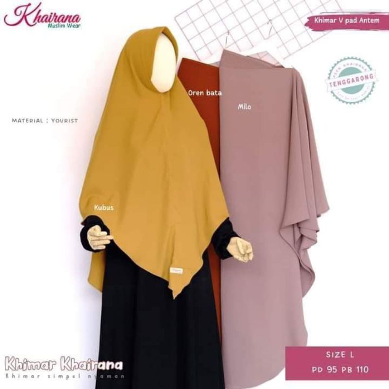 Khimar V Size L By Khairana