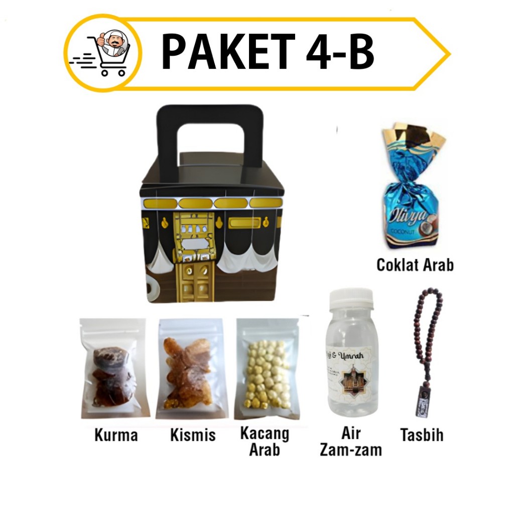 

Paket oleh oleh haji dan umroh dus kabah paket coklat arab+tasbih kayu 33 4-B