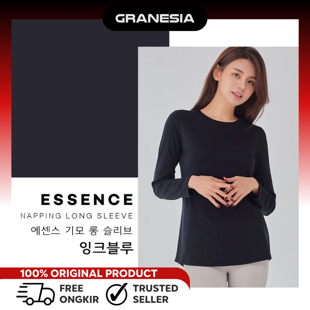STL Essence Fleece LongSleeve STLLS032|Baju Olahraga Lari Lengan Panjang Wanita